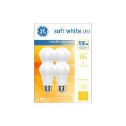 GE 13 Watt Soft White LED neral-Purpose Bulb, 4/Pack (93131065)