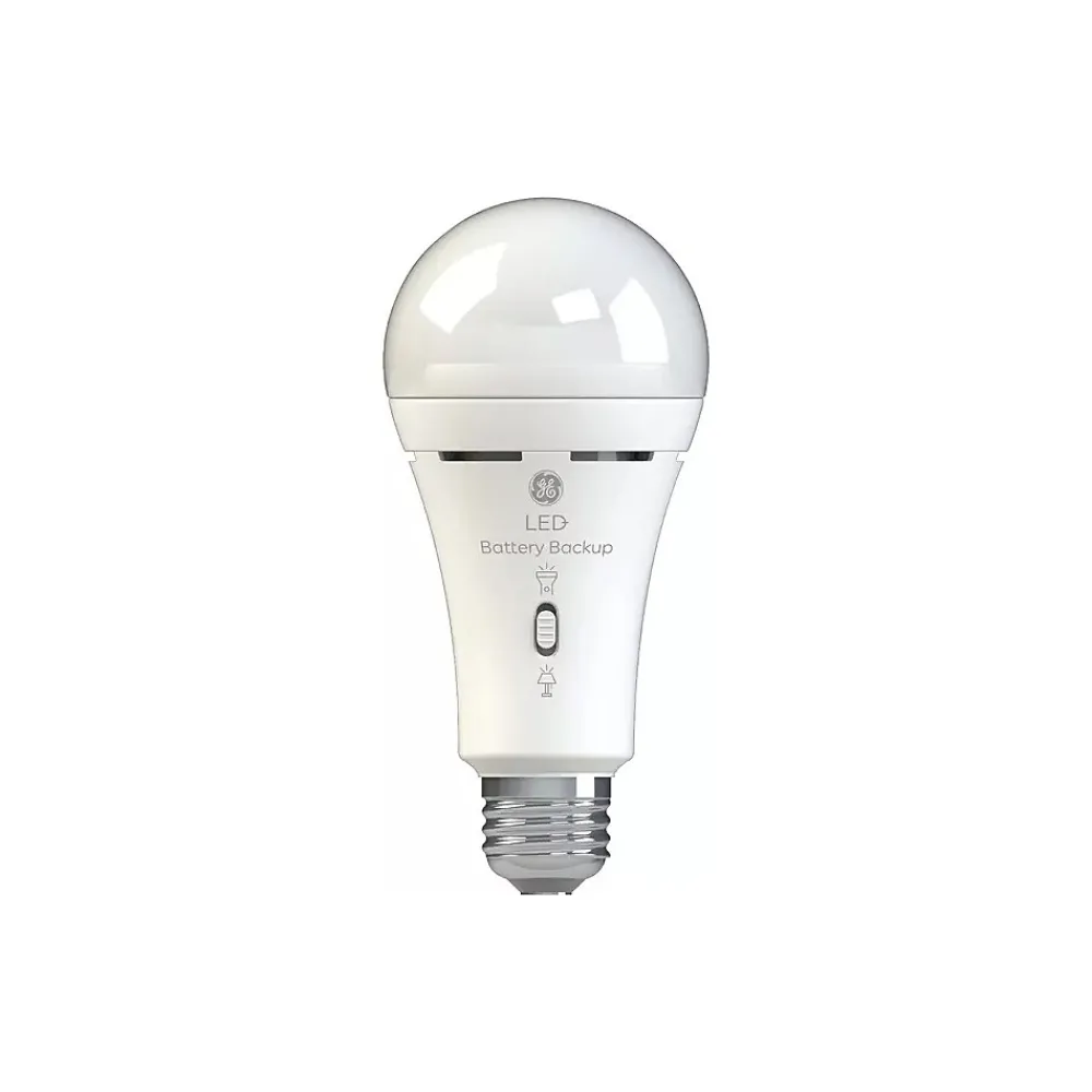 GE LED+ Battery Backup 8 Watt Soft White LED neral-Purpose Bulb (93099986)