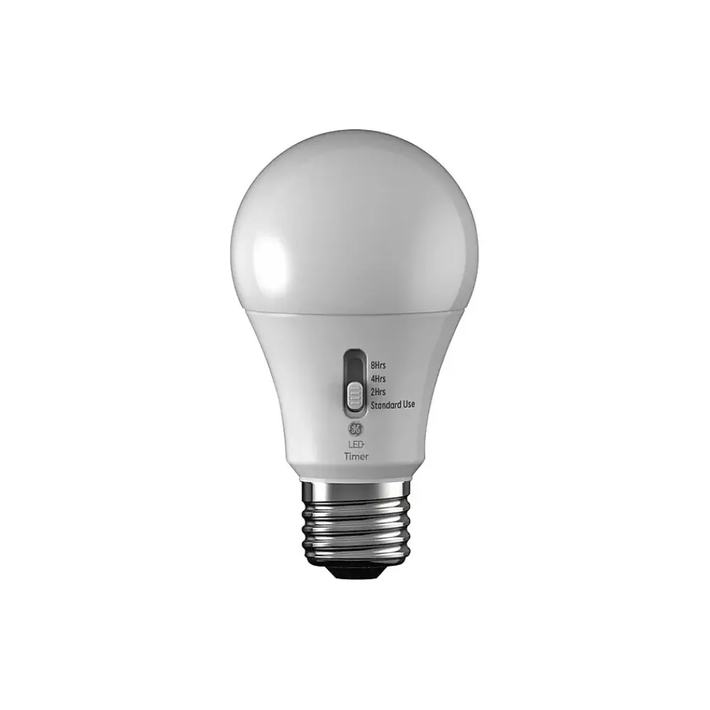 GE LED+ Timer 8 Watt Soft White LED neral-Purpose Bulb (93127245)