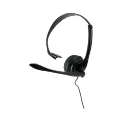 Best GE Noise Canceling Mono Hands-Free Headset, Over-the-Head, Black (98999)