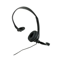 Best GE Noise Canceling Mono Hands-Free Headset, Over-the-Head, Black (98999)