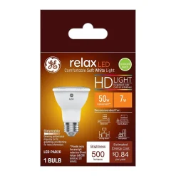 GE Relax HD 7 Watt Soft White LED Outdoor Floodlight Bulb Flood and Spot (45441)