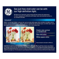 GE Reveal HD+ 11 Watt White LED neral-Purpose Bulb, 2/Pack (46657)