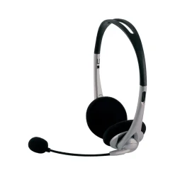 Online GE Stereo Computer Headset, Over-the-Head, Black (98974999)