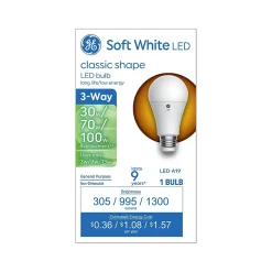 GE 3-Way 3-/9-/13-Watt Soft White LED neral-Purpose Bulb (93130562)