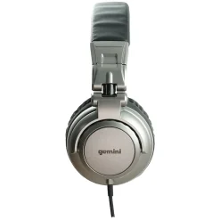 Professional Over-Ear DJ Headphones, Silver (DJX-500)<Gemini Outlet