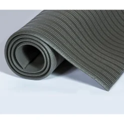 Genuine Joe #410 Tuff-Spun Foot-Lover Anti-Fatigue Commercial Wiper Entrance Floor Mat, 3' x 10', Gray (FL 3610GY)