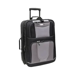 20" Carry-On Suitcase, 2-Wheeled, Black/Gray (GB224-21)<Geoffrey Beene Discount