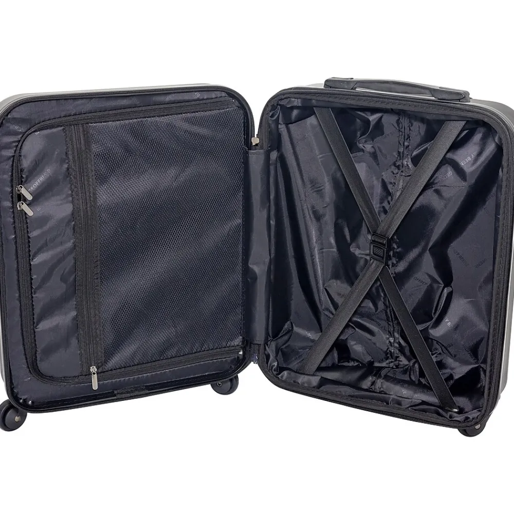 Hardside Spinner Luggage Set, Black (GB23-2)<Geoffrey Beene Best