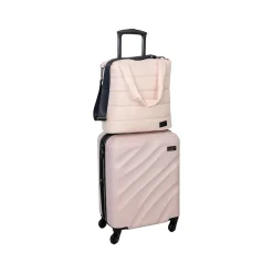 2-Piece Hardside Spinner Luggage Set, Blush (GB24-2)<Geoffrey Beene Discount