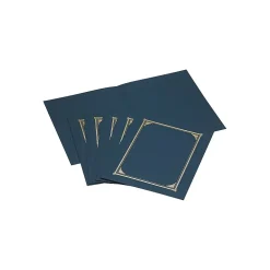 Awards & Certificates*Geographics Certificate Holders, 8.5" x 11", Navy Blue, 6/Pack (GEO45332)