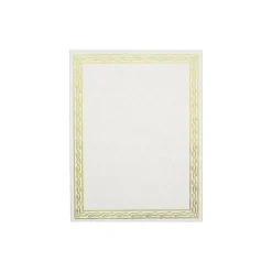 Awards & Certificates*Geographics Serpentine Award Certificates, 8.5" x 11", Natural, 12/Pack (GEO44407)