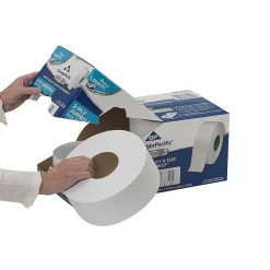 Professional Series Jumbo Jr. Toilet Paper, 2-Ply, White, 1000 ft./Roll, 4 Rolls/Carton (2172114)<Georgia-Pacific Best