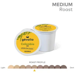 Gevalia Colombian Coffee Keurig® K-Cup® Pods, Medium Roast, 24/Box (5304)