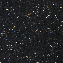 Bulletin*Ghent 3' H x 4' W Recycled Bulletin Board with Aluminum Frame, Confetti (ATR34-CF)