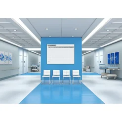 Dry Erase*Ghent Aria OR Schedule Magnetic Glass Dry-Erase Whiteboard, 4'H x 8'W (GRPARIASM13S-48)