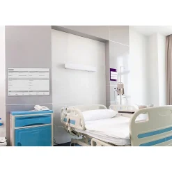 Dry Erase*Ghent Aria OR Time Out Glass Dry-Erase Whiteboard, 2'H x 3'W (GRPARIASN12T-23)