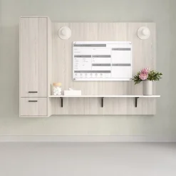 Dry Erase*Ghent Changeable Patient Room Glass Dry-Erase Whiteboard, 18