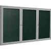 Bulletin*Ghent Vinyl Bulletin Board, Satin Frame, 6' x 4' (PA34872VX-183)