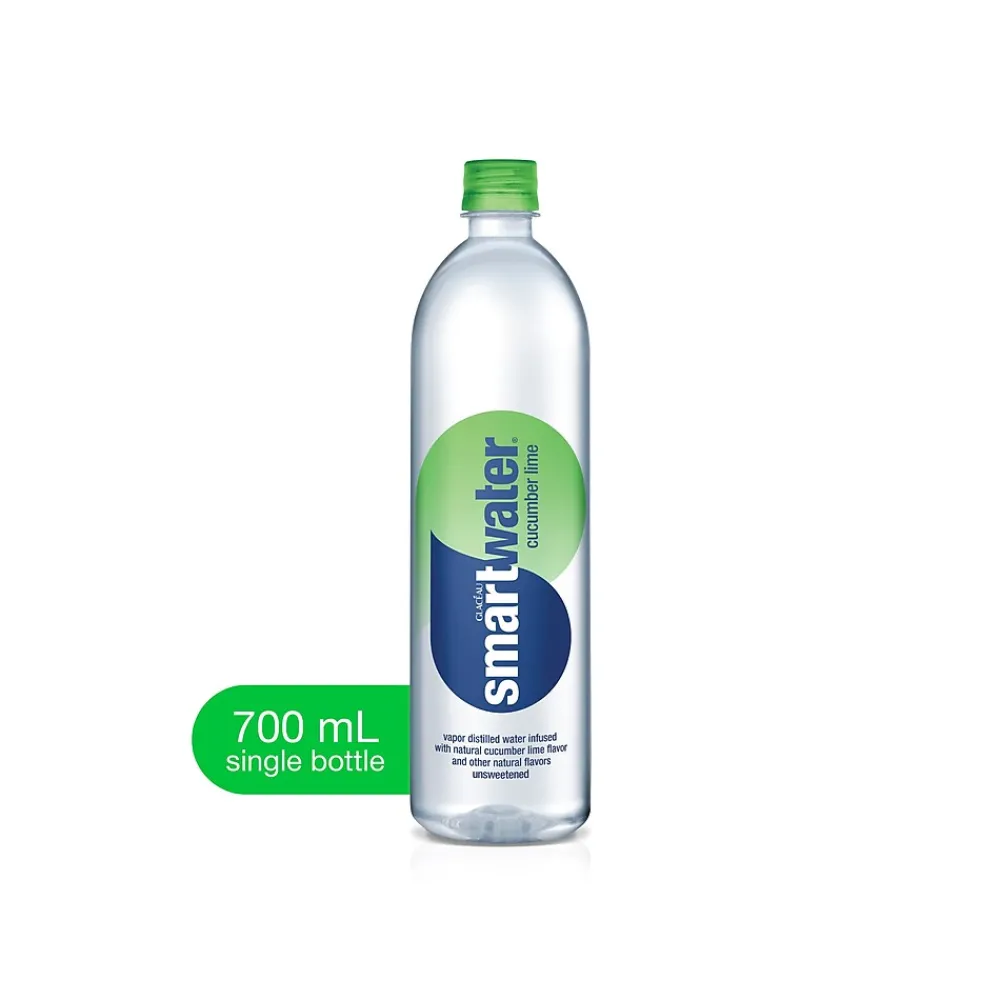 Glaceau Smartwater Flavored Water, 23.7 Oz., 12/Pack (157206)