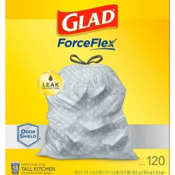 ForceFlex OdorShield 13 Gallon Kitchen Trash Bag, 23.75