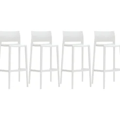 Folding & Stacking*Global Bakhita Plastic Banquet/Reception Chair, Milk 4/Carton (6754MLK)