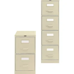 File Cabinets*Global 2-Drawer Vertical File Cabinet, 25"D (P25-201)