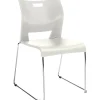 Folding & Stacking*Global Duet 6621 Polypropylene Armless Stacking Chairs, Ivory Clouds, 4/Ct (TD6621CH-IVC)