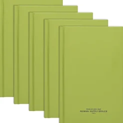 Subject Notebooks|Global Printed Products Tactical Military Notebook, 5.5" x 8", 192 Sheets, Green, 5/Pack (GPP-0117-5)