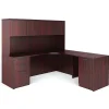 Office Desks*Global Superior BUNDLE12 Workstation, Mahogany