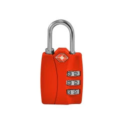 Travergo 3 Digit Combination Lock, Red (TR1120RD)<Go Green Power