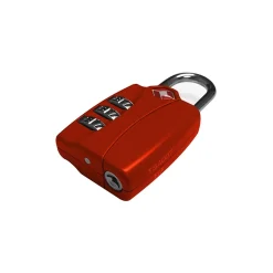 Travergo 3 Digit Combination Lock, Red (TR1120RD)<Go Green Power