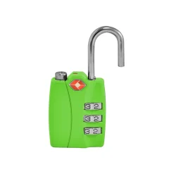 Travergo 3-Digit Combination Lock, Green (TR1120GN)<Go Green Power Discount