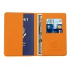 Travergo Passport Holder, Orange (TR1220OR)<Go Green Power Sale
