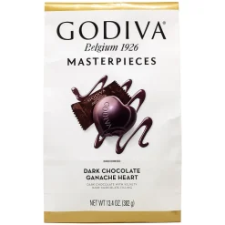 Godiva Masterpieces Ganache Heart Dark Chocolate Pieces, 13.4 oz. (220-01995)
