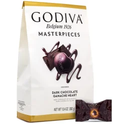 Godiva Masterpieces Ganache Heart Dark Chocolate Pieces, 13.4 oz. (220-01995)