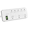 GoGreen Power 6' Surge Protector, 8 Outlet, White (GG-18316WH)