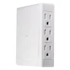 GoGreen Power Side Mount Wall Tap, 6 Outlet White (GG-16000TSM)