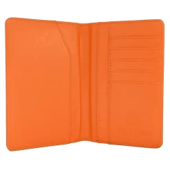 Travergo Passport Holder, Orange (TR1240OR)<GoGreen Power Best