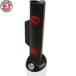 Hot Gogroove SonaVERSE Clip-on USB-A Stereo Speaker with LEDs, Red (GGSVUSB200RDWS)