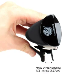 Hot Gogroove SonaVERSE Clip-on USB-A Stereo Speaker with LEDs, Red (GGSVUSB200RDWS)