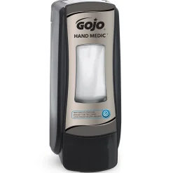 HAND MEDIC ADX-7 Wall Mounted Hand Soap Dispenser, Black/Chrome, 6/Carton (8782-06)<GOJO Best