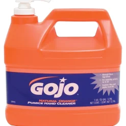 Natural Orange Liquid Hand Soap, Orange Citrus Scent, 128 oz. (0955-04)<GOJO Best
