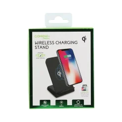 Gomovi by Wireless Charging Stand for Qi Enabled Devices, Black (VM30090NBKT3512)<Vivitar