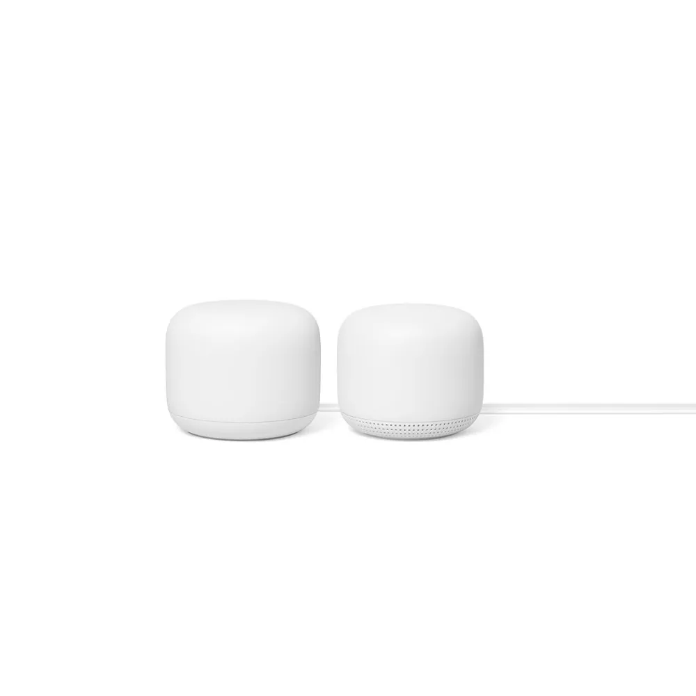 Hot Google Nest 2nd Gen AC Dual Band WiFi Router and Extender, Snow (GA00822-US)