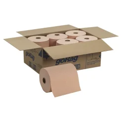 Durable Fibers Cleaning Wipers, 250" x 10", Orange, 6/Carton (20067)<goRag Hot