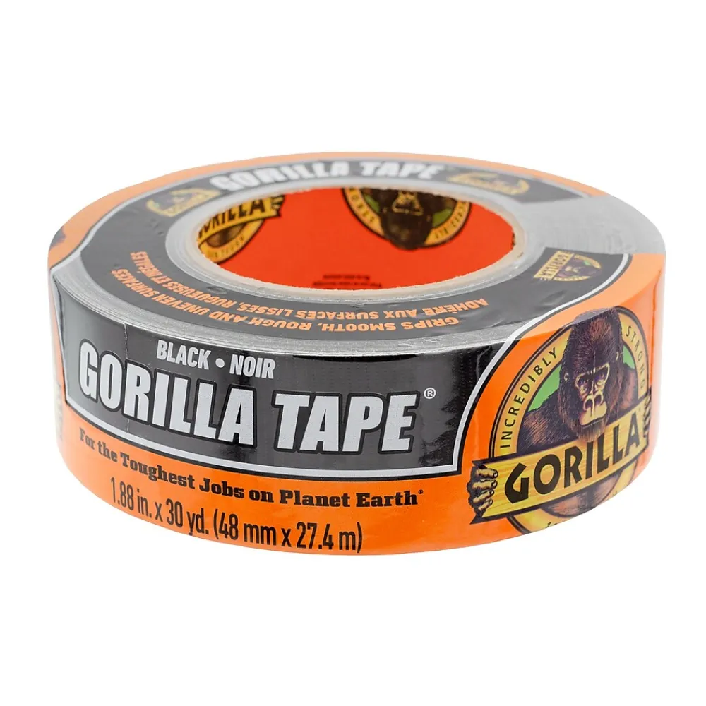 Outlet Gorilla Duct Tape, 1.88" x 30 yds., Black (105629)