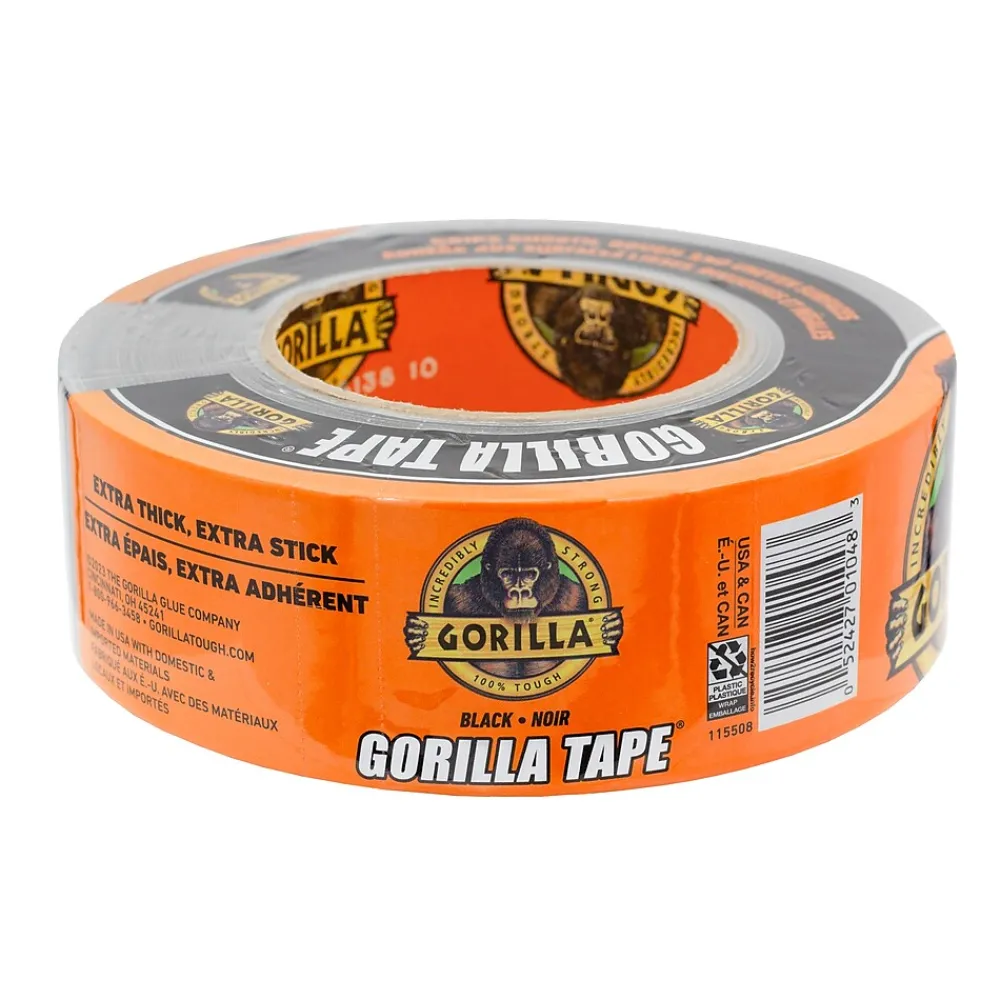 Outlet Gorilla Duct Tape, 1.88" x 30 yds., Black (105629)