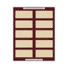 Clearance Great Papers Buffalo Plaid Laser/Inkjet Shipping Labels, 2" x 4", Multicolor, 10 Labels/Sheet, 5 Sheets/Pack (2019112)
