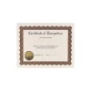 Awards & Certificates*Great Papers Certificates, 8.5" x 11", Gold and Beige, 18/Pack (20104239)
